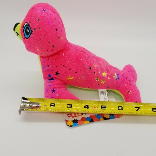 Plush Parade Plush Pink Seal Stars NWT 9" Toy Factory Stuffed Animal - Bild 3 von 9