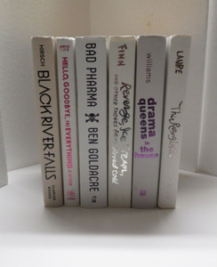 Hardcover Book Decor Colorpak Set of 6 - Basic White Shades - Crafting