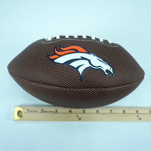 Denver Broncos NFL Mini Football 9 Inches AFC West Kids Ball Toy - Picture 3 of 5