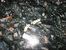 Vintage Rare White Associated Pan Car Spares Steering Arms & Axles (2) New