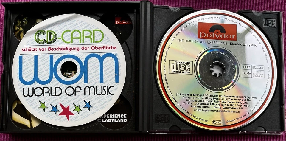 JIMI HENDRIX EXPERIENCE - ELECTRIC LADYLAND - RARE NUDE COVER - 2CDs - Bild 4 von 4