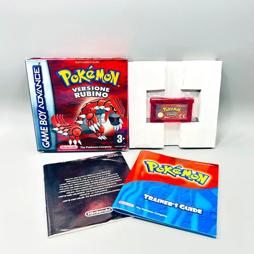 New ListingPOKEMON RUBY VERSION GAME BOY ADVANCE GBA💎 ITA🇮🇹 BATTERY CHANGED NEW🎁