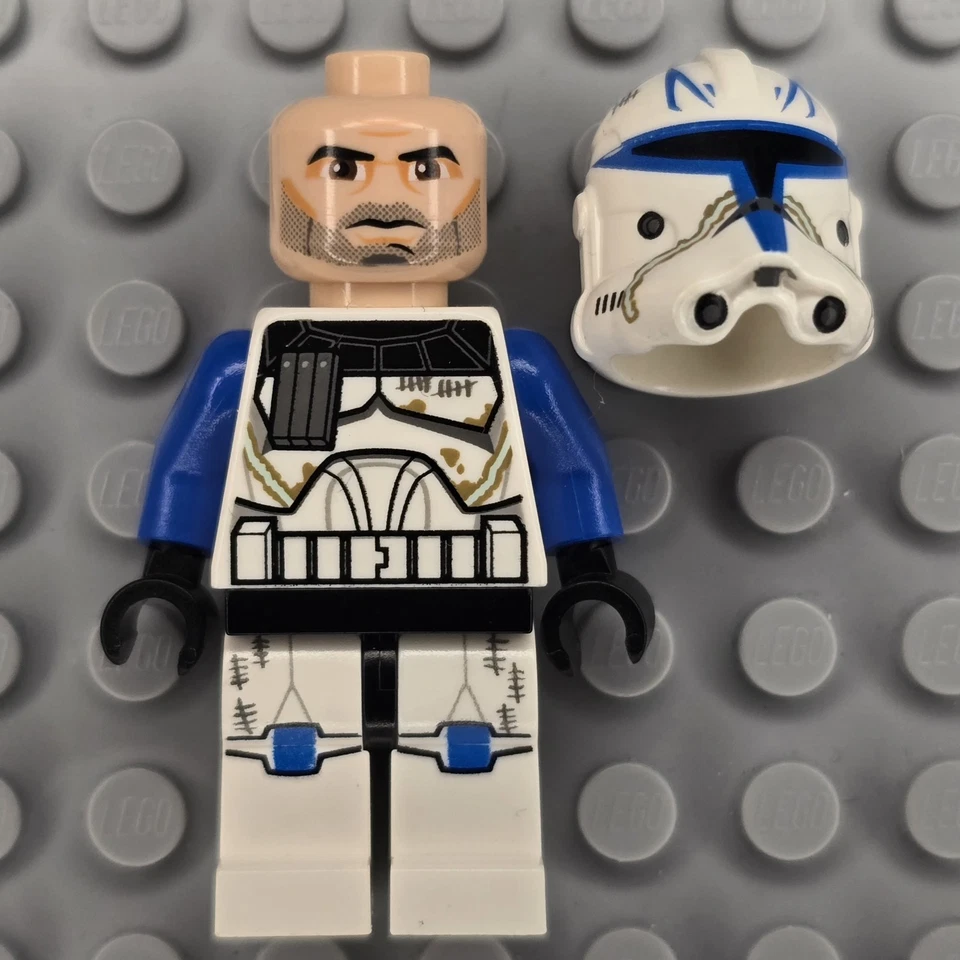 Lego Star Wars Minifigure SW0450 Clone Trooper Captain Rex 501st Legion Phase 2 - Image 3 of 4