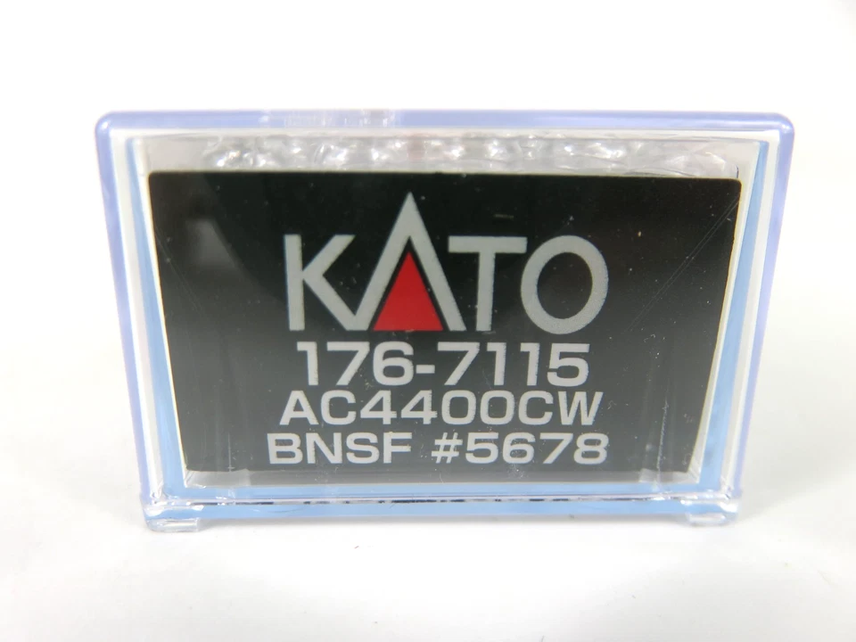 Kato 176-7115 N Scale BNSF GE AC4400CW Diesel Locomotive #5678 NIB - Image 2 of 4