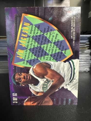 1995-96 Fleer Ultra - Scoring Kings Hot Packs Jim Jackson #3 of 12 - Picture 7 of 11