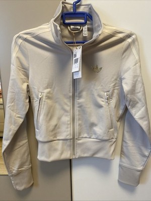 Adidas Trainingsjacke beige mit gold Gr. XS NEU