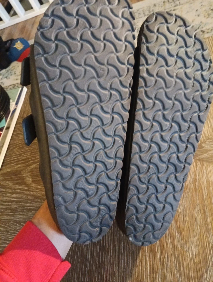 Sandalias BIRKENSTOCK negras sintéticas con doble correa punta abierta para hombre 10  Foto 4 de 4