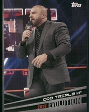 2018 Topps WWE #E-44 COO Triple H Evolution