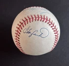 Gary Carter & Tim Raines signed baseball. No COA
