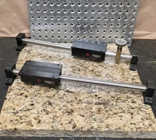 Thomson Systems Linear Slide Rail Assemblies 20” Stroke – Dual Shaft Bearing...