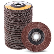 20PCS Flap Discs 4 1/2 for Angle Grinder, 40 60 80 120 Grit Sanding Disc, 4.5...