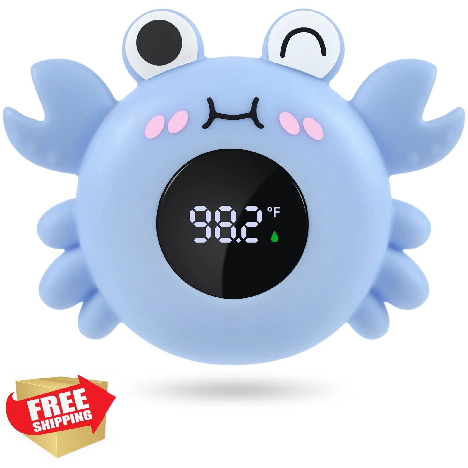 Chamiuu Baby Bath Thermometer Crab Floating Toy