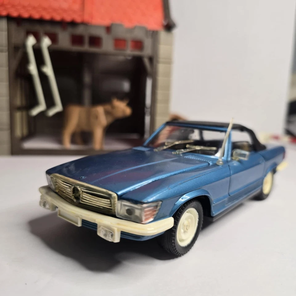 Vintage Polistil Mercedes-Benz 450SL Escala 1:25 Diecast Modelo S365 Hecho en Italia Foto 2 de 4