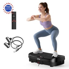 Vibration Plate Exercise Machine 330lbs Weight Capacity 120 Speed Levels Led