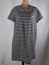 Gap T-shirt Striped Dress L
