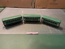 American Flyer O Scale Train THREE PREWAR 1122 BLUE STREAK PASSENGER CARS Lot i