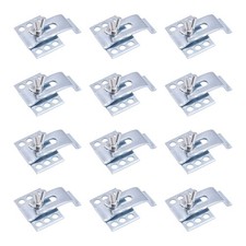 Pack Of 12 Corrosion Resistant Sink Mounts Designs for Solid Surfaces Vanity Top