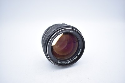 Konica 57mm f/1.2 Manual Focus Hexanon AE AR Mount Lens, With Caps