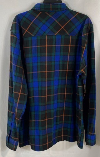 Spyder Men Blue Plaid Button Up XL NWT - Picture 2 of 10