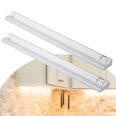 Lighting UCR-5CCT-32-WH Under Cabinet Light Fixture 32 Inch White with Recept...