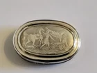 Rare 1860 American Civil War Snuff Box C. Parker Pat. Jan 24, 1860 - Beautiful!