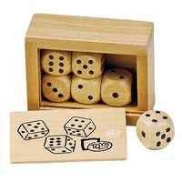 Toys Pure WüRfelkasten WüRfelspiel WüRfel Holzkasten SpielwüRfel Set Neu & Ovp