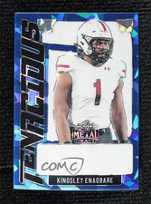 2022 Leaf Metal Draft Tenacious D Auto 1/1 Kingsley Enagbare #TD-KE1 16wc