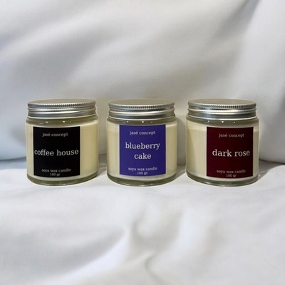 Cozy Moments Set - natürliches Sojawachs Trio in Öko Gläsern, perfektes Geschenkset