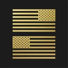 2x United States Of America Flag Decal American left facing USA Flag Sticker