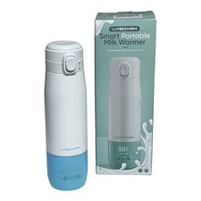 Luvbeemom Smart Portable 12 oz. Milk Warmer Carry With Bottle-Open Box Lavender