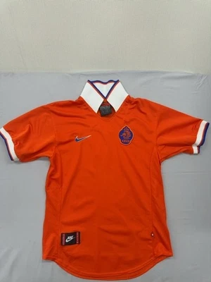 Maillot de football Nike Tiempo Premier Orange S Dri-FIT à manches courtes po... - Photo 1/4