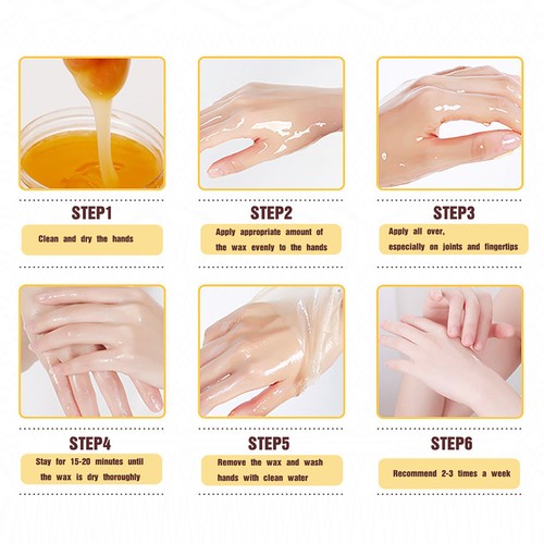 50g Milk Honey Exfoliating Moisturizing Whitening Hand Care Mask PS - Picture 11 of 12