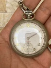 ANTIQUE PIROFA POCKET WATCH 15 JEWELS SWISS MADE 1930'S 55 MM SUB SECONDS WORKS