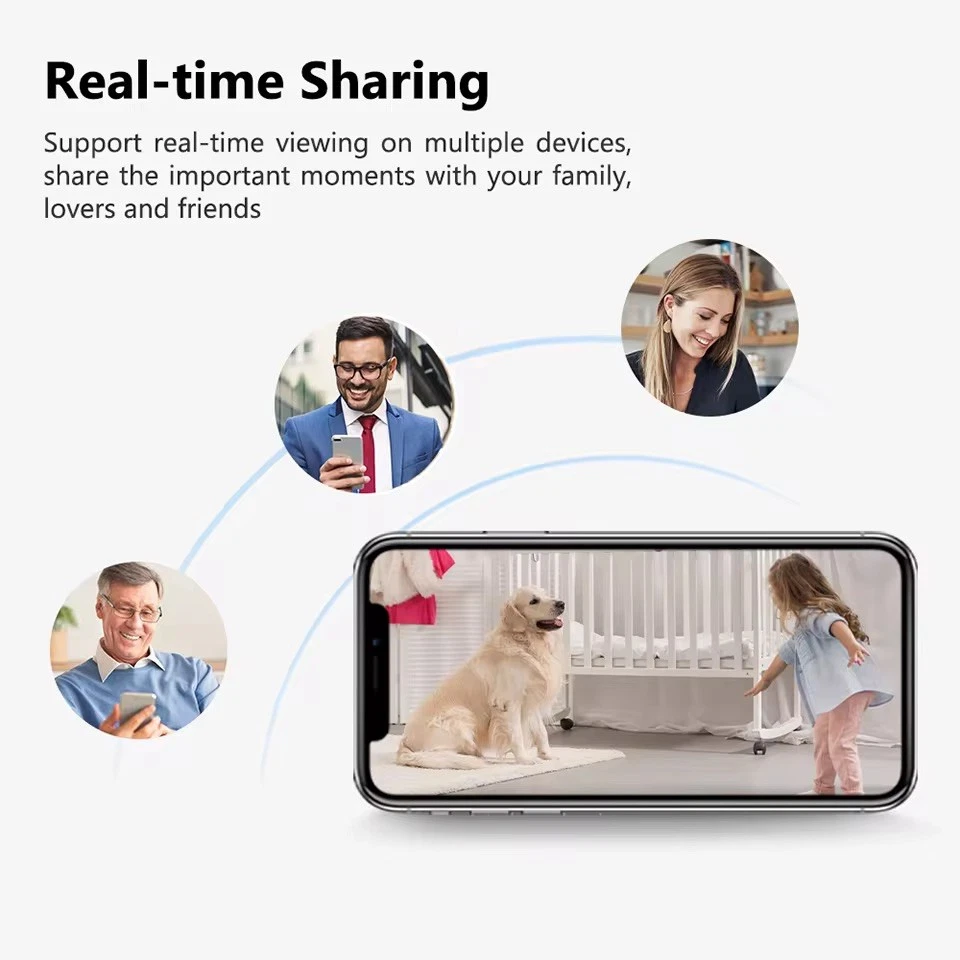 Cámara de Seguridad Interior Vstarcam para Hogar Cobertura 360° Color Visión Nocturna  Foto 2 de 4
