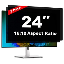 24 Inch Computer Privacy Screen Shield 2 Pack for 16:10 Widescreen Desktop ...