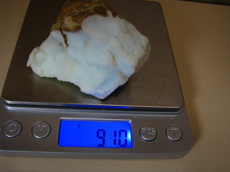 91g 2.6x1.7x1.7inch CHRYSOPRASE BLUE/GREEN SZKLARY MINE POLAND #233
