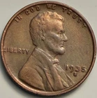 1935-S Lincoln Wheat Cent San Francisco Mint Extra Fine Penny BN2126