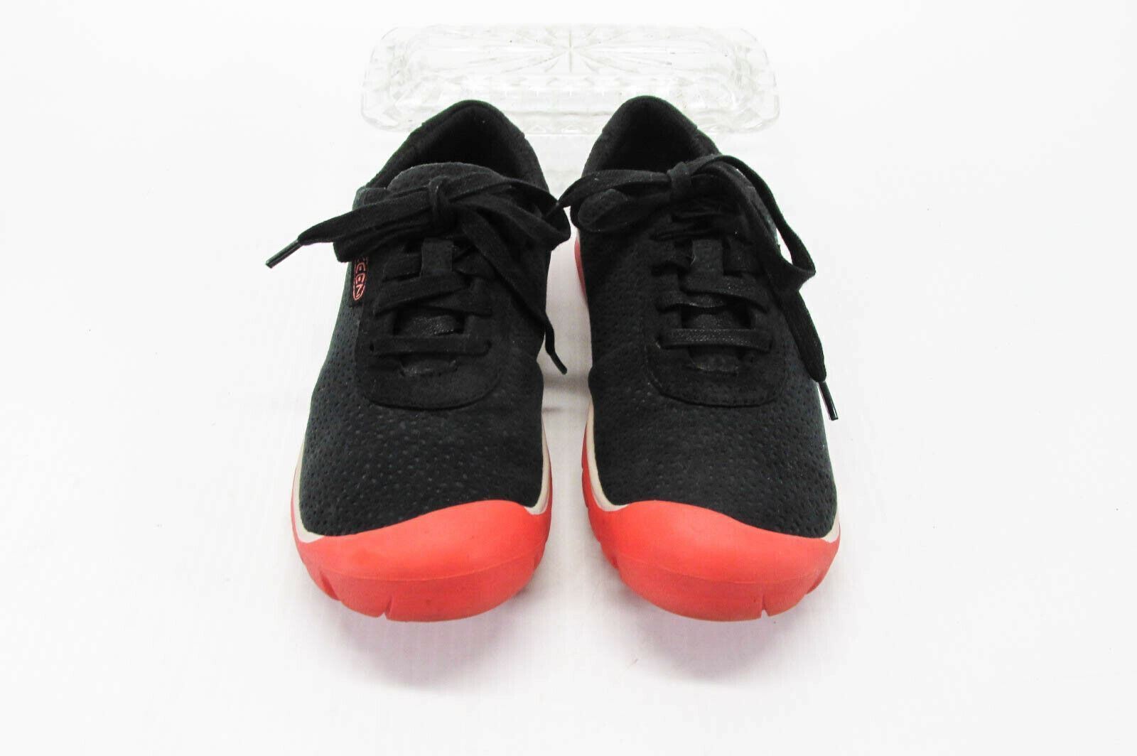 Keen scarpa donna Kanga pizzo taglia 6M nera moda sneaker atletica usata qp