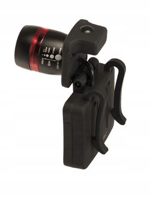 LED Flashlight 150lm Adjustable Zoom Molle Clip Camping