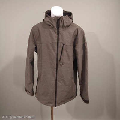 Volcom Men's M 15K Waterproof Snowboard Ski Shell Jacket Gray Hooded