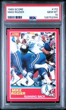 1989 Score #172 Mike Rozier PSA 10 Houston Oilers