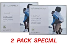 2 PACK   Nu Skin  Pharmanex  Lifepak  Anti Aging   Authentic -New Stock  12/2026