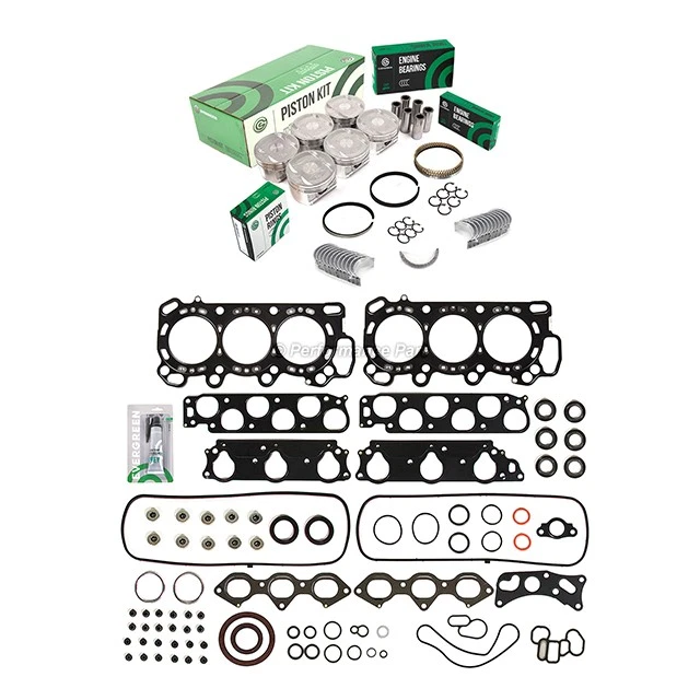 Juego completo de juntas pistones rodamientos aptos para 98-02 Honda Accord/97-99 Acura C J30A1 Foto 2 de 4