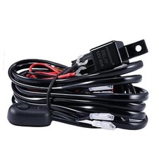 LED Light Bar Wiring Harness, 12V 40Amp Wiring harness for Light Bar 2 Lead