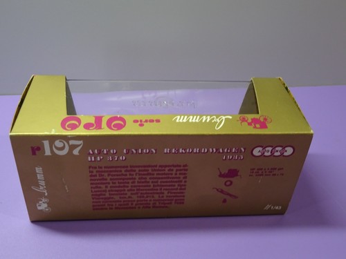 1/43 BRUMM R107 AUTO UNION REKORDWAGEN 1935 #3 Boxed - Picture 3 of 5