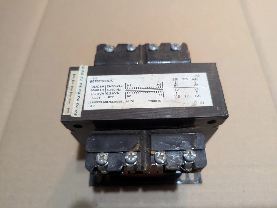 Control Transformer, 600V AC, Single Phase - Image 2 of 3