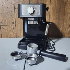 DeLonghi Stilosa EC260BK Manual Espresso Machine Latte Cappuccino Maker Black **