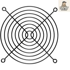 120mm Black Fan Grill Guard - Enhance Safety  Airflow for Cooling Fans