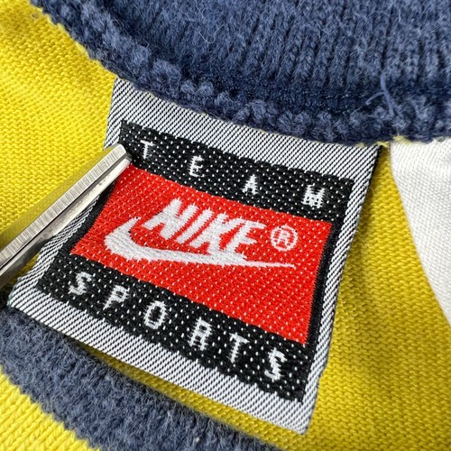 VTG 90s NIKE Michigan Wolverines Shirt Adult Extra Extra Large Blue Short Sleeve - Picture 8 of 18