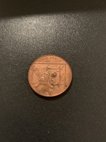 2008 UK 2 Pence Coin Brillant 1 side patina on other - Picture 9 of 11